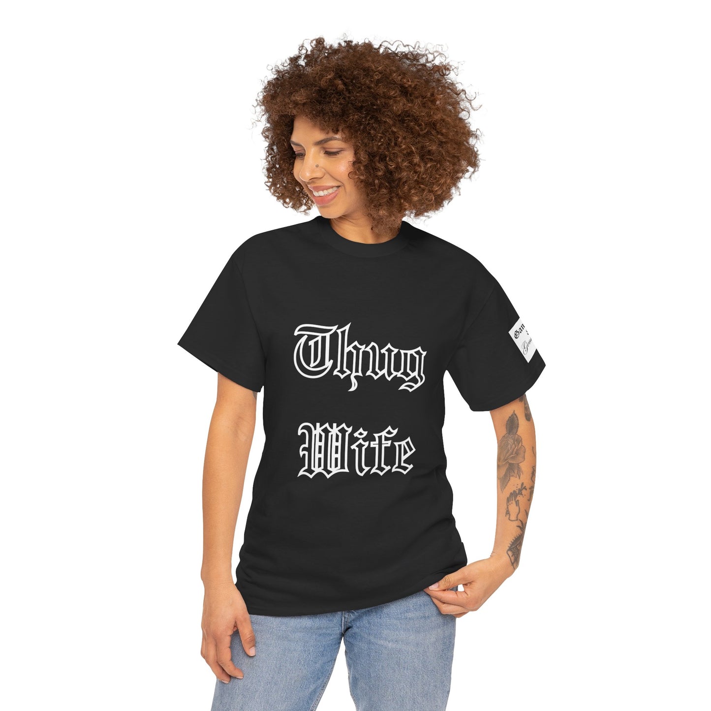 Thug Wife T-Shirt by Gangsta & Gentleman- Graphic Tee for Bold Wives
