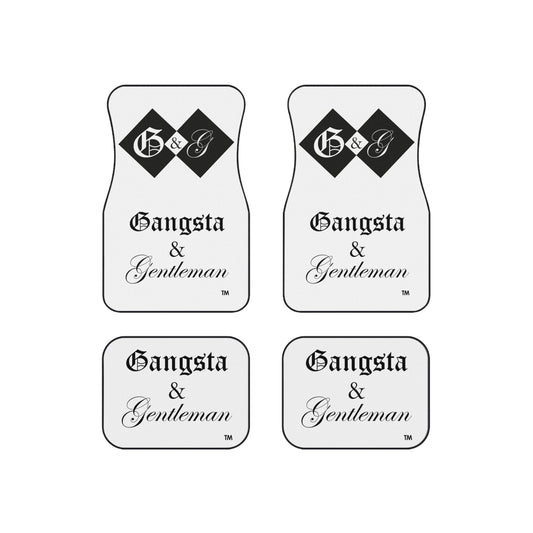 Stylish Gangsta & Gentleman Car Mats Set of 4 - Unique Auto Accessories