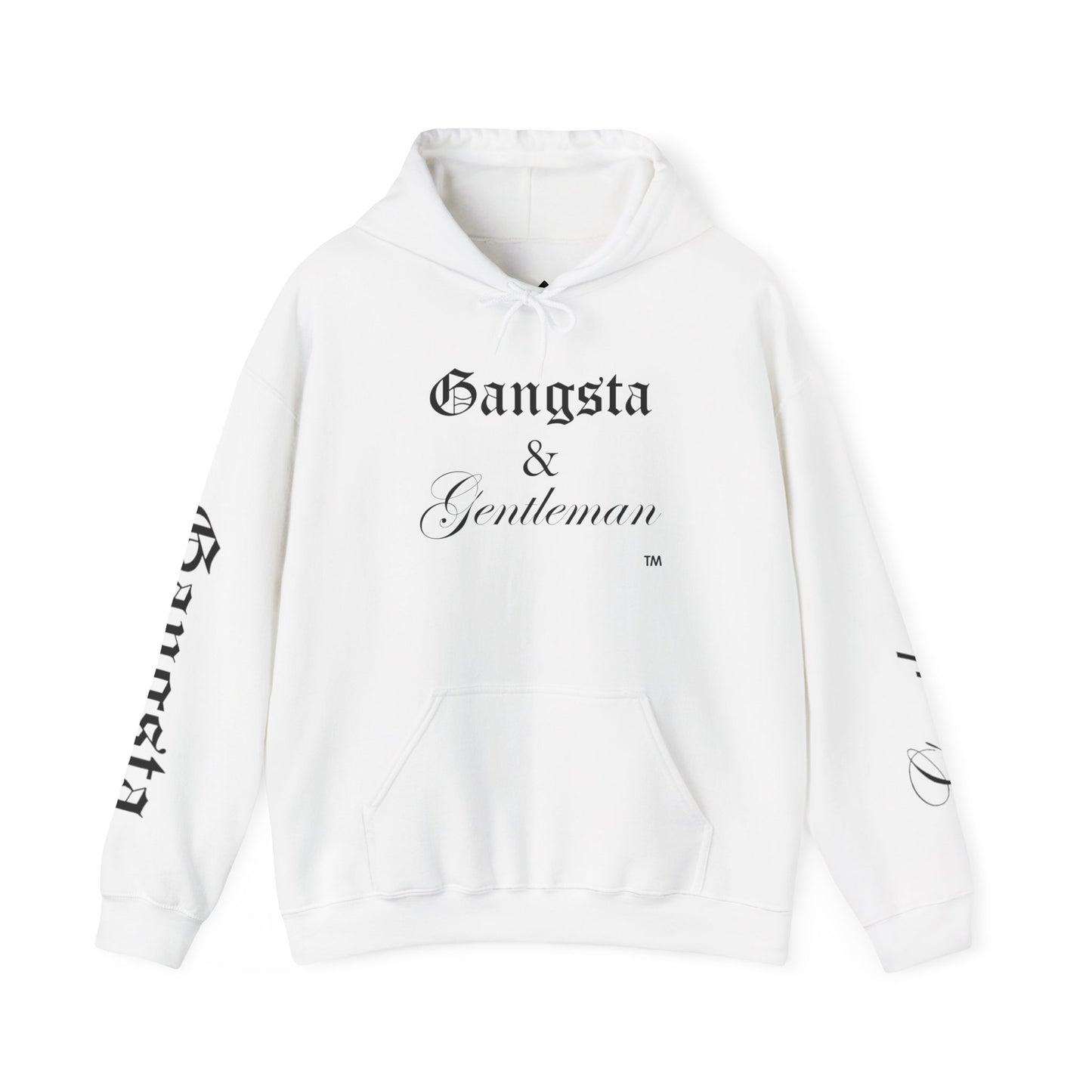 'Gangsta & Gentleman' Hoodie — Graphic Brand Pullover