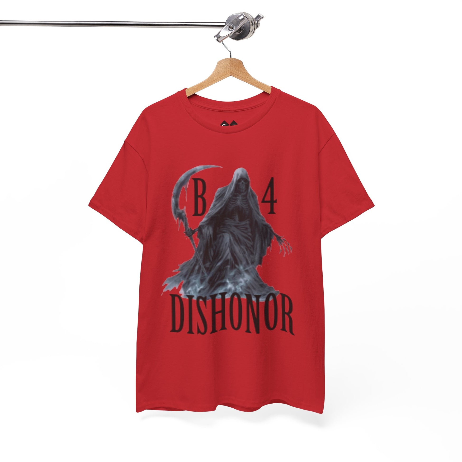 T-Shirt — Grim Reaper 'Death B4 Dishonor' Graphic Tee - Gangsta & Gentleman