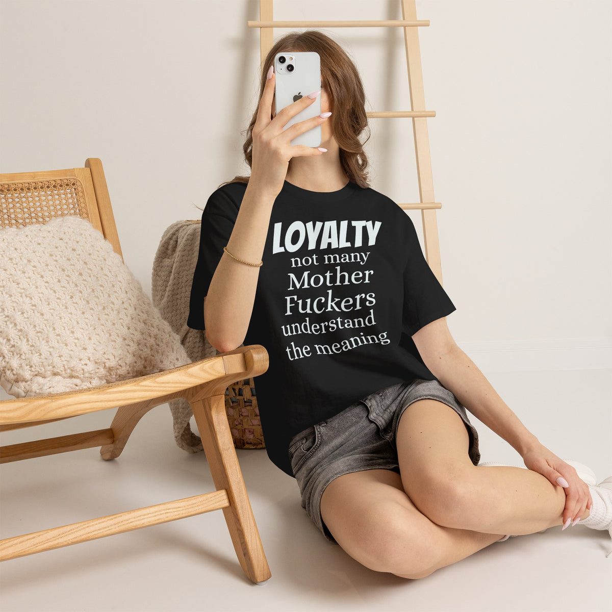 Graphic Tee — "LOYALTY not many Mother F***ers understand the meaning" (Gangsta & Gentleman Back)