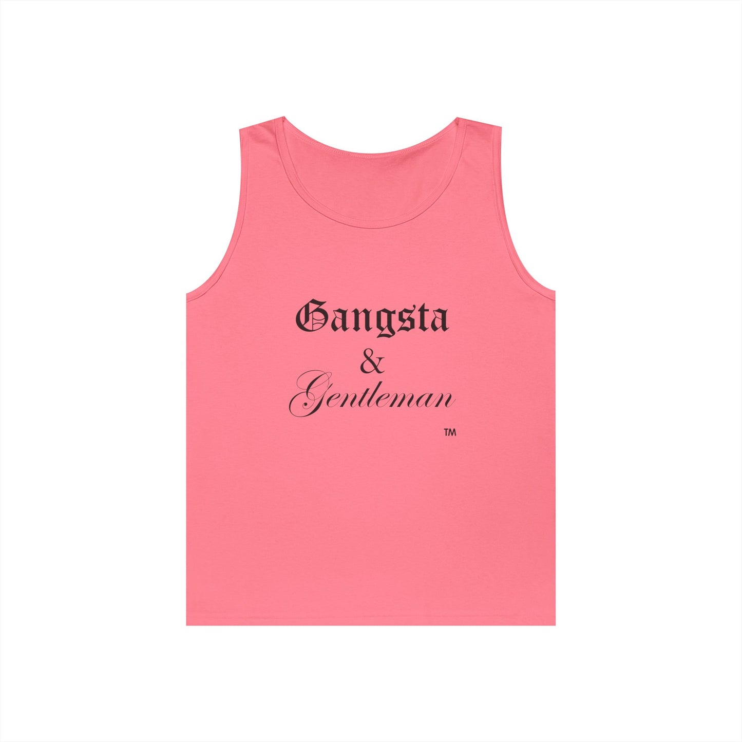 Gangsta & Gentleman Unisex Heavy Cotton Tank Top - Cool Streetwear for Every Occasion