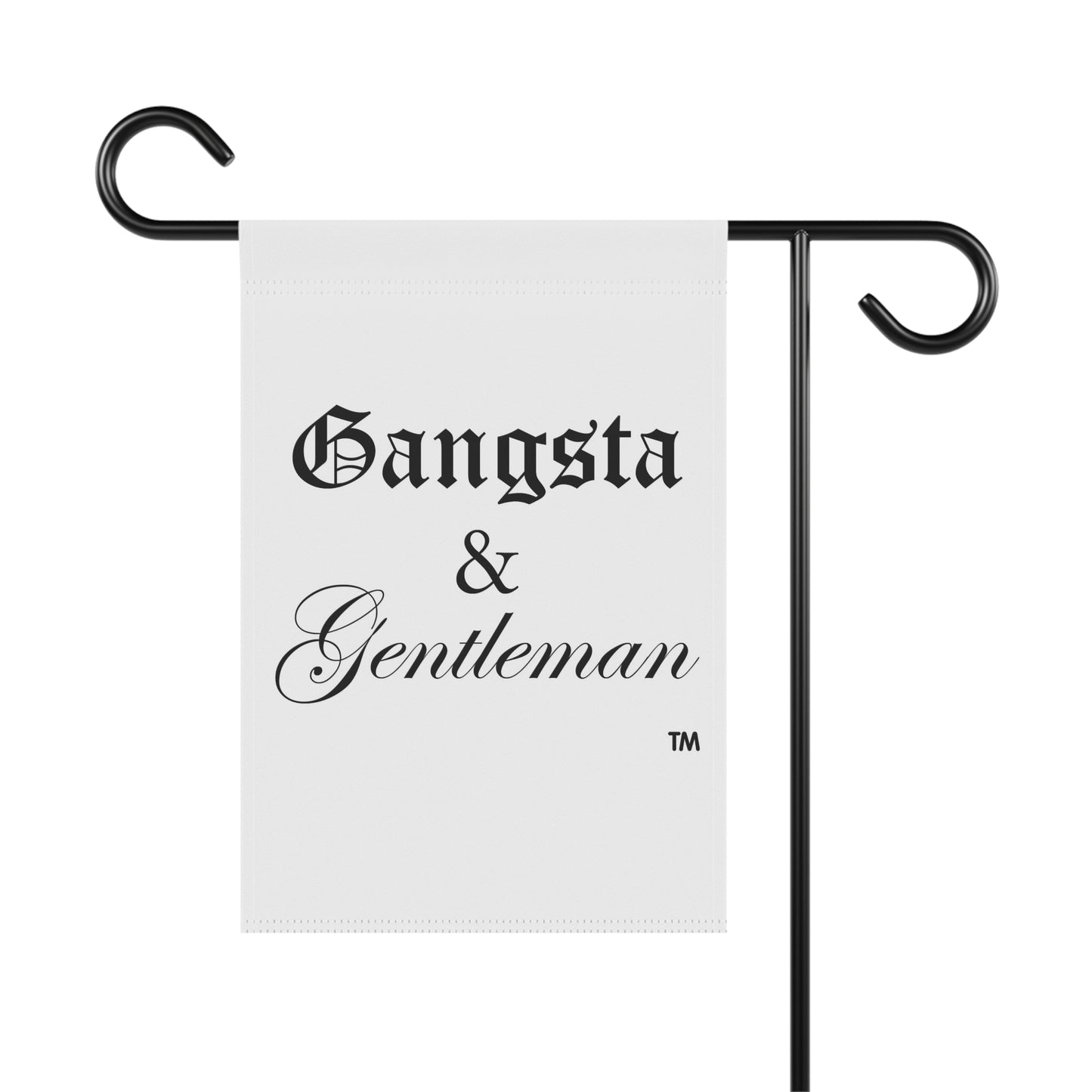 Gangsta & Gentleman Garden Banner - Stylish Outdoor Decor for Celebrations