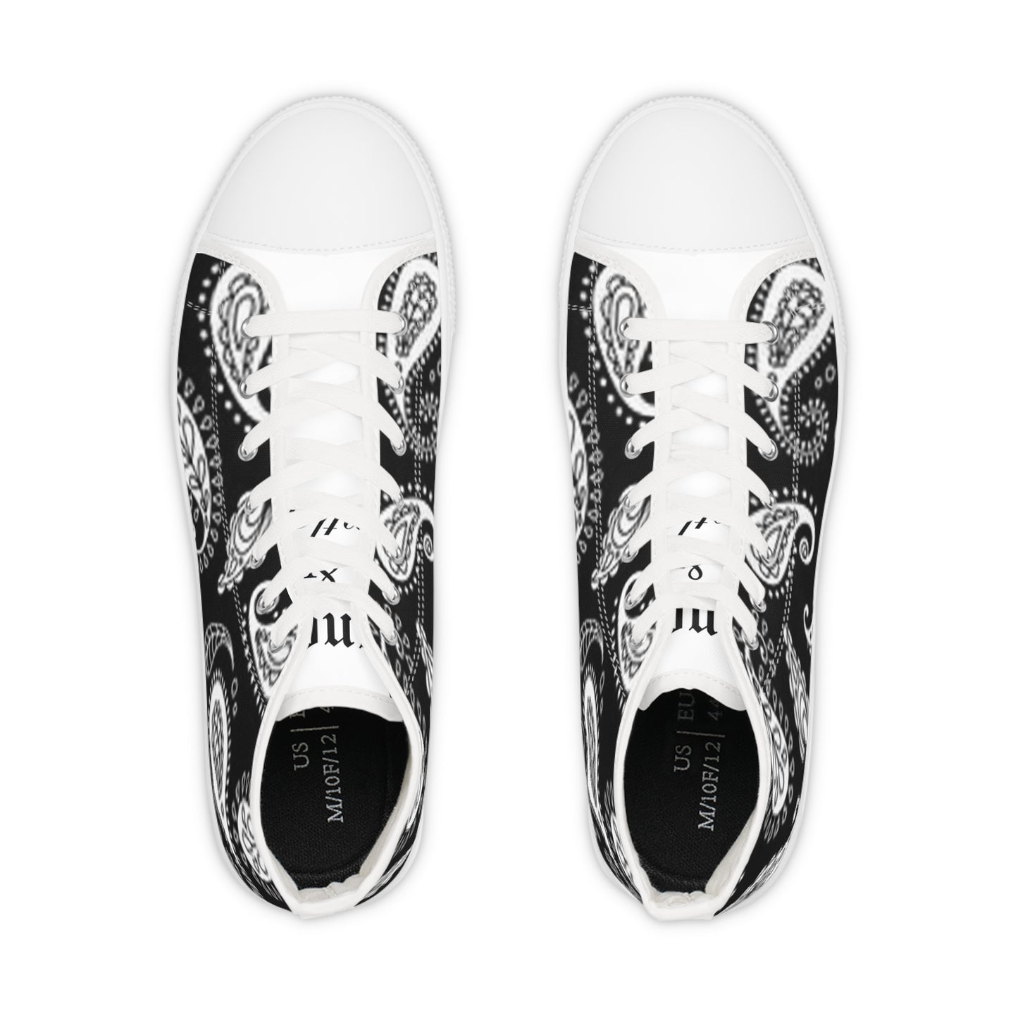 Stylish High Top Sneakers, Casual Footwear, Unique Design, Streetwear Essentials, Gift for Him, Trendy Sneakers