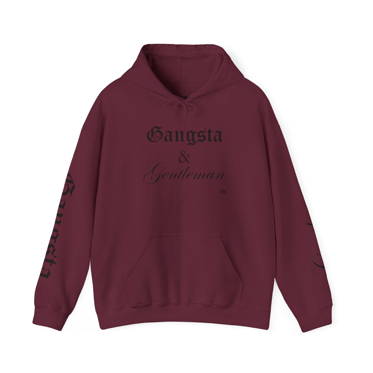 'Gangsta & Gentleman' Hoodie — Graphic Brand Pullover