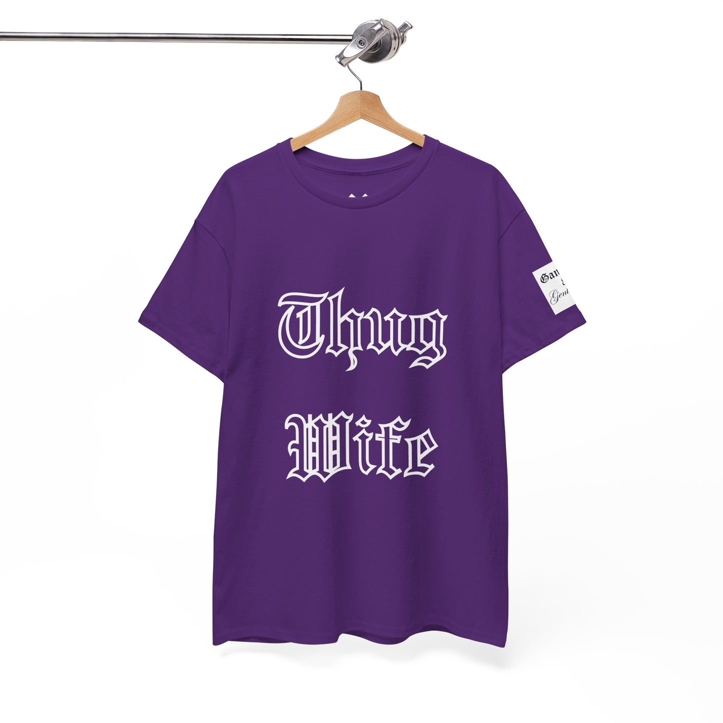 Thug Wife T-Shirt by Gangsta & Gentleman- Graphic Tee for Bold Wives
