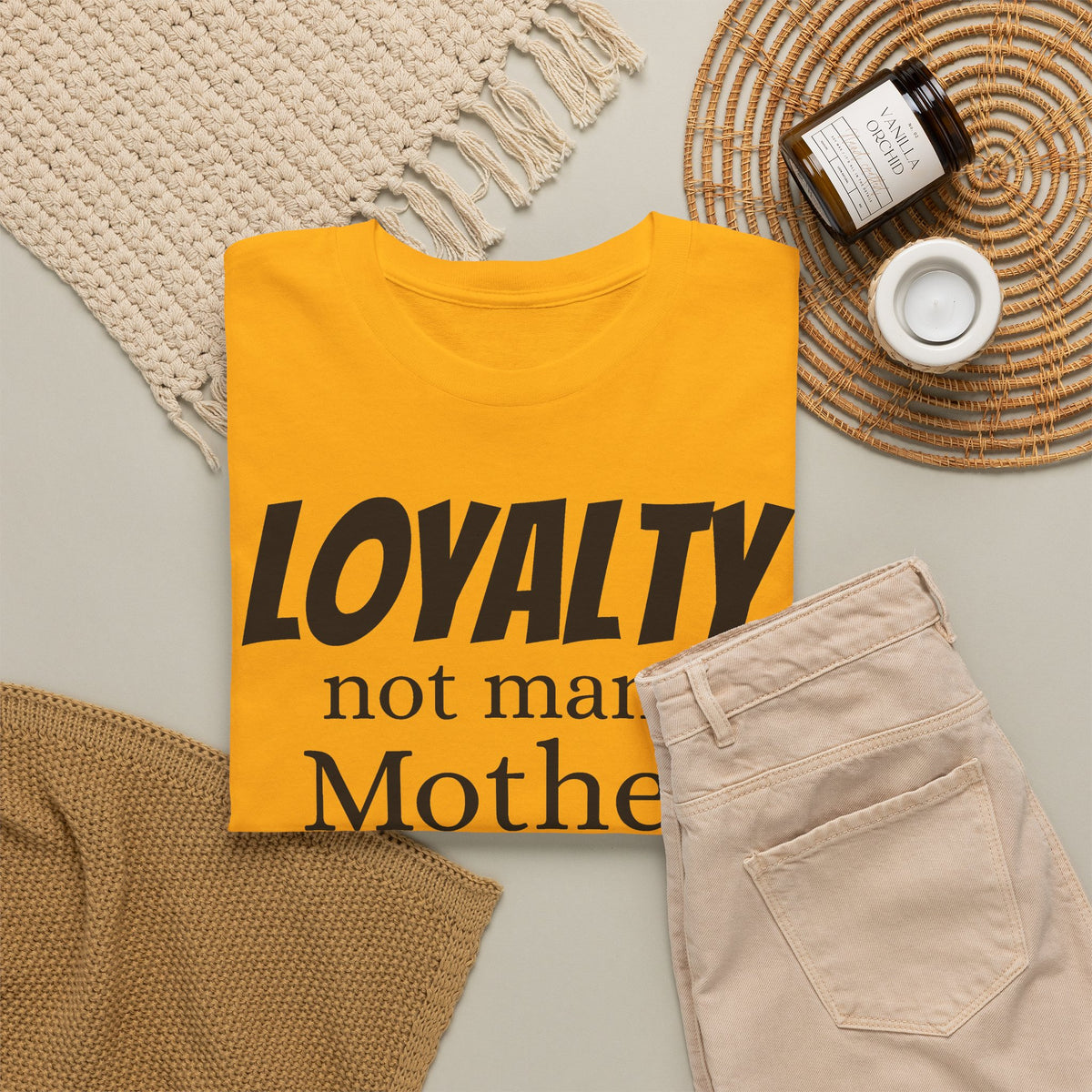 Graphic Tee — "LOYALTY not many Mother F***ers understand the meaning" (Gangsta & Gentleman Back)