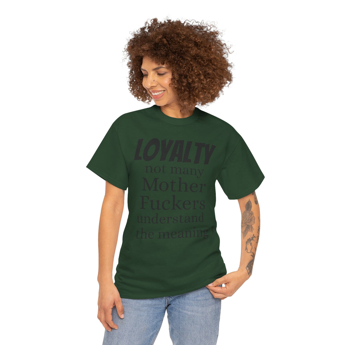 Graphic Tee — "LOYALTY not many Mother F***ers understand the meaning" (Gangsta & Gentleman Back)