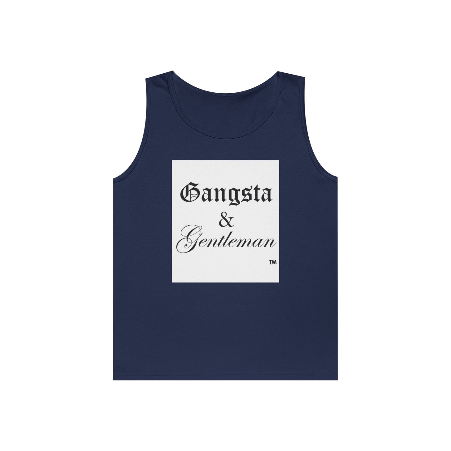 Gangsta & Gentleman Unisex Heavy Cotton Tank Top - Cool Streetwear for Every Occasion