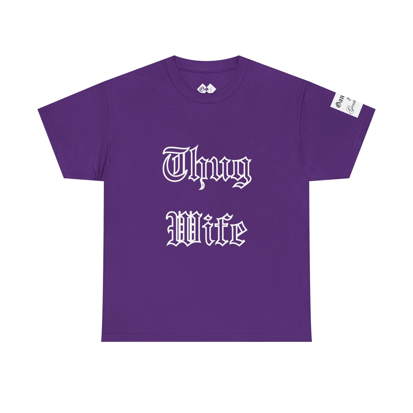 Thug Wife T-Shirt by Gangsta & Gentleman- Graphic Tee for Bold Wives