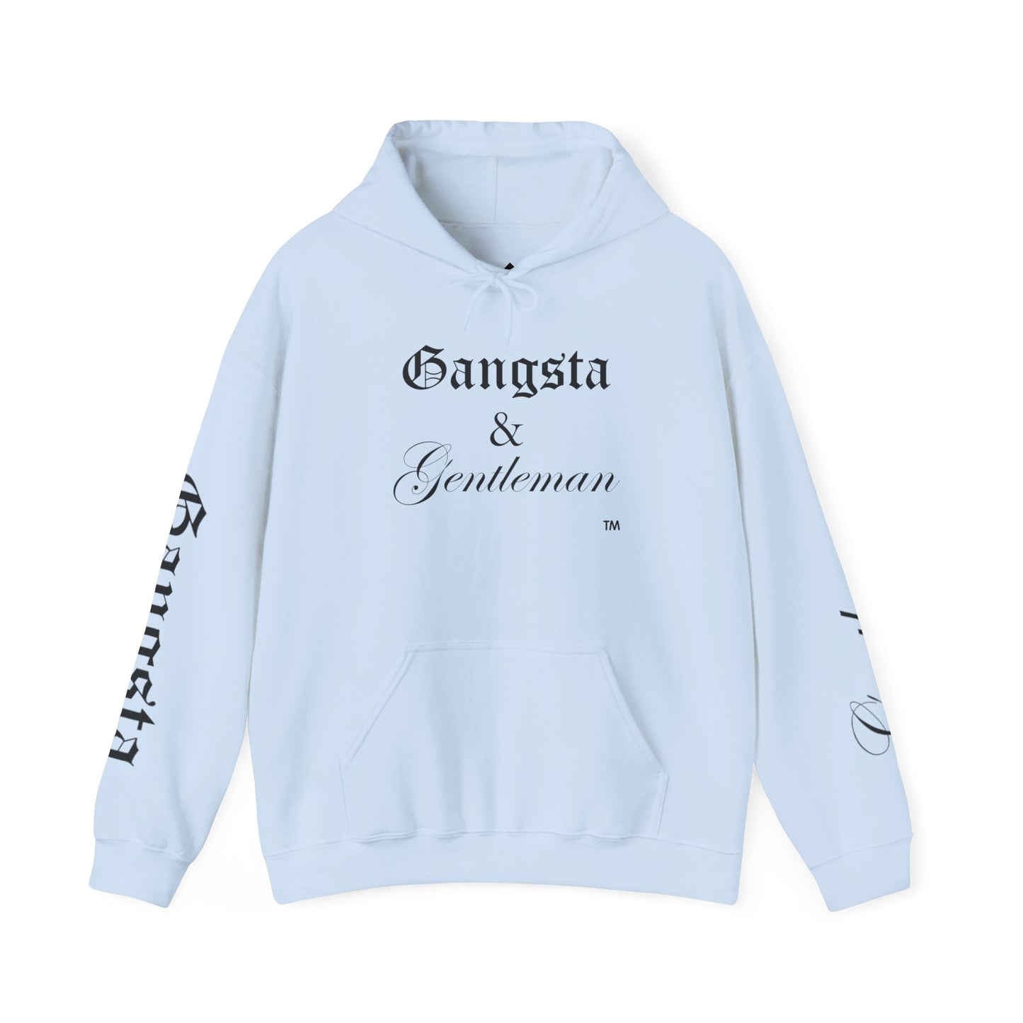 'Gangsta & Gentleman' Hoodie — Graphic Brand Pullover