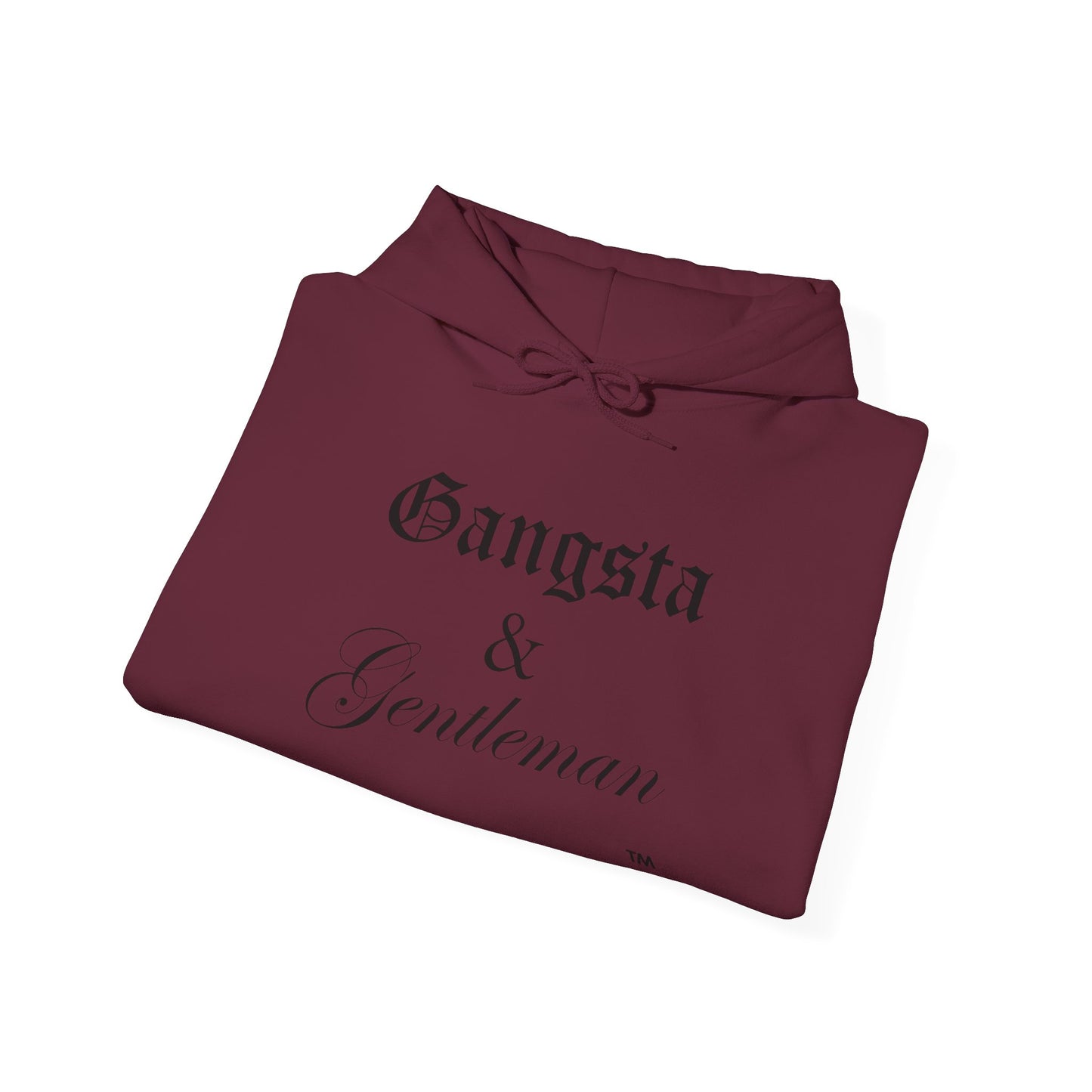 'Gangsta & Gentleman' Hoodie — Graphic Brand Pullover